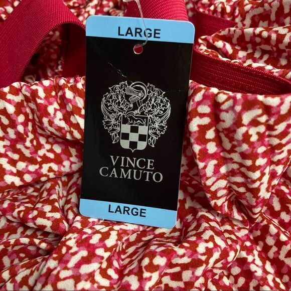 VINCE CAMUTO Women’s Maxi Skirt Size Large, Pink & Ivory - Picture 3 of 9